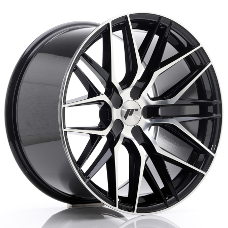 JR Wheels JR28 19x10,5 ET20-40 5H BLANK Gloss Black Machined Face JR2819105X2074GBM