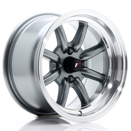 JR Wheels JR19 14x8 ET-13 4x100 Gun Metal JR1914804HM1373GML