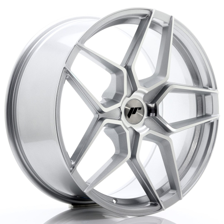 JR Wheels JR34 20x9 ET20-40 5H BLANK Silver Machined Face JR3420905X2074SM