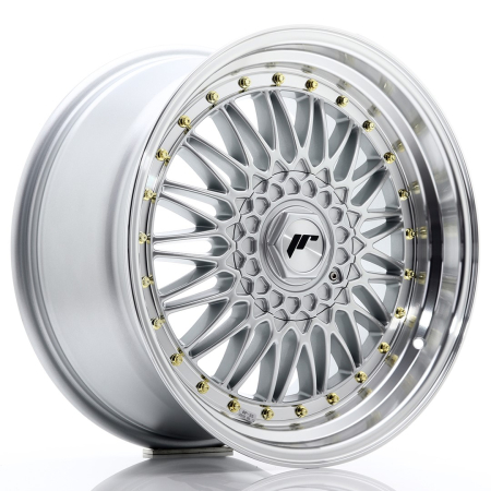 JR Wheels JR9 18x9 ET20-40 BLANK Silver w/Machined Lip JR91890XX2074S