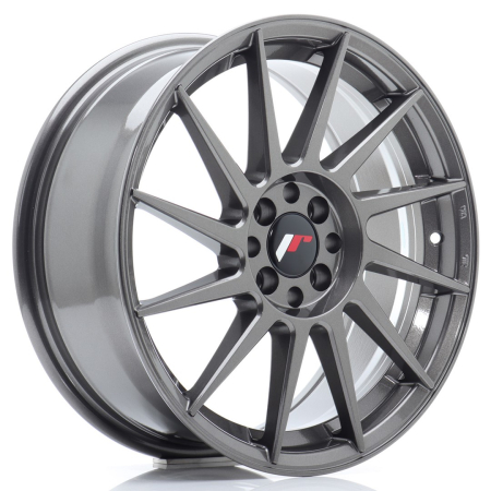 JR Wheels JR22 17x7 ET25 4x100/108 Hyper Gray JR22177142573HG