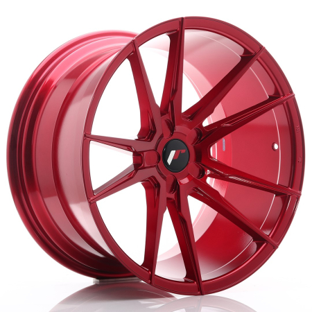 JR Wheels JR21 20x11 ET20-30 5H BLANK Platinum Red JR2120115X2074RP2