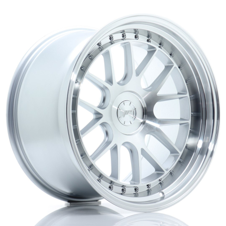 JR Wheels JR40 19x11 ET15-22 5H BLANK Silver Machined Face JR4019115X1572SM