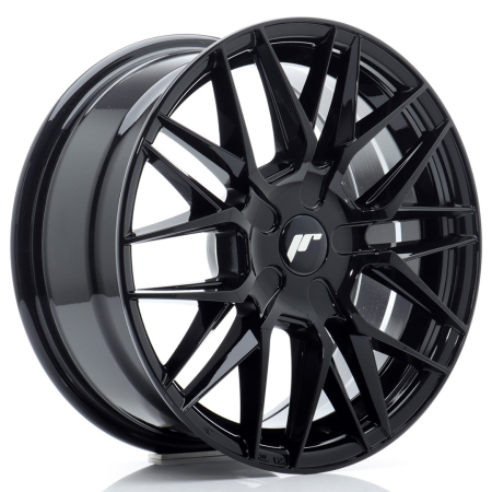 JR Wheels JR28 16x7 ET20-40 BLANK Gloss Black JR281670XX2072GB