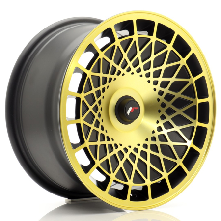 JR Wheels JR14 16x8 ET25 Blank Black Gold Finish JR141680XX2567BMGF