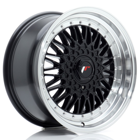 JR Wheels JR9 17x8,5 ET20 4x100/108 Gloss Black w/Machined Lip JR9178142074GB