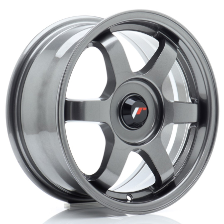 JR Wheels JR3 15x7 ET25-42 BLANK Gun Metal JR31570XX2567GM1