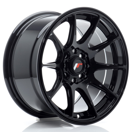 JR Wheels JR11 15x8 ET25 4x100/114 Gloss Black JR11158042567GB1