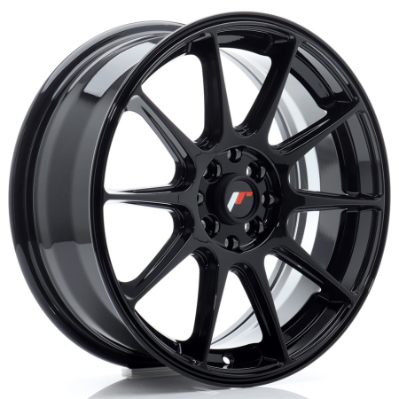 JR Wheels JR11 17x7 ET25 4x100/108 Gloss Black JR11177142567GB1