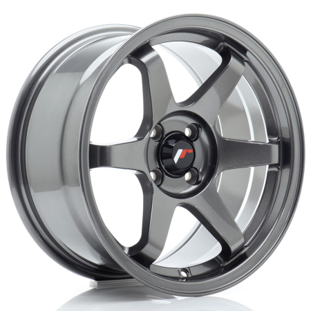 JR Wheels JR3 16x8 ET25 4x100 Gun Metal JR316804H2567GM1