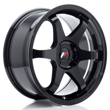 JR Wheels JR3 17x8 ET20-35 4H BLANK Gloss Black JR317804X2072GB